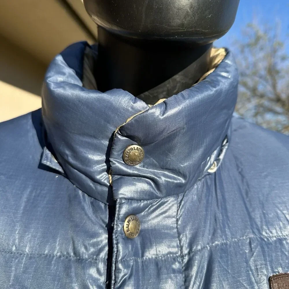 Ralph Lauren Navy Blue Puffer Vest